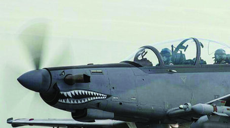 Самолетът AT-6 Wolverine ще се използва за широк кръг от мисии