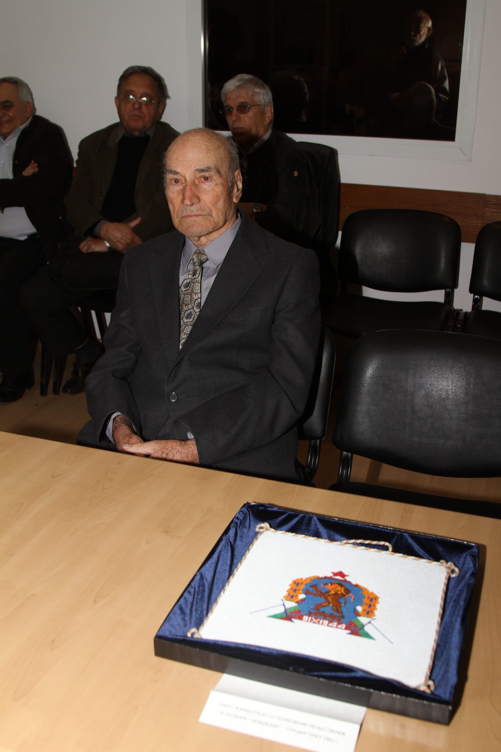 Легендарният български разузнавач участва в честване в ИЦ на МО през 2014 г. Фото архив 'БА'