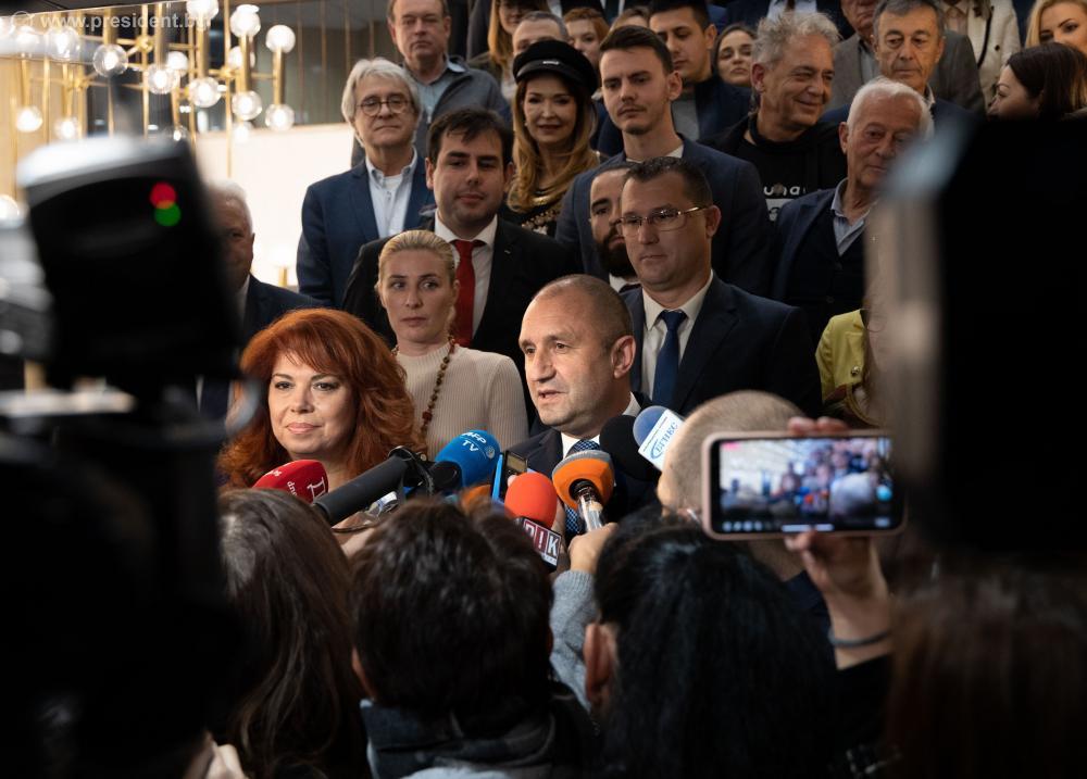 Румен Радев спечели президентските избори