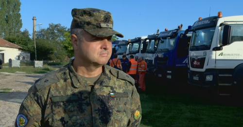 Армията подпомага разчистването на щетите в Подбалкана