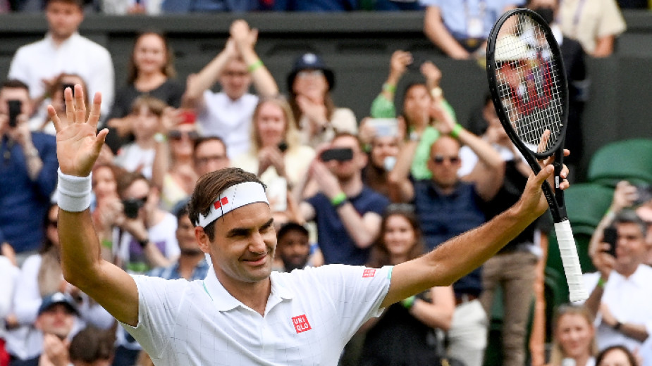 Федерер се класира за осминафиналите на „Уимбълдън“