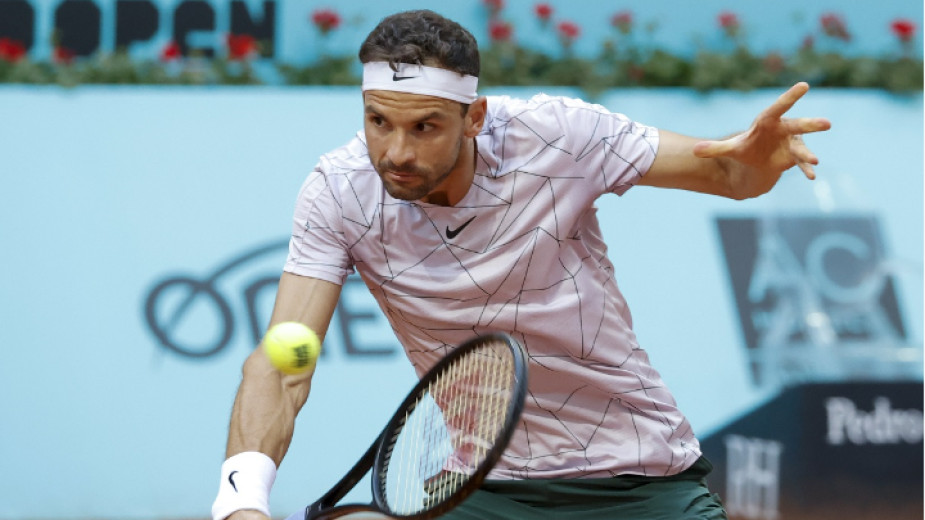 Григор Димитров отпадна във втория кръг на турнир по тенис в Лондон