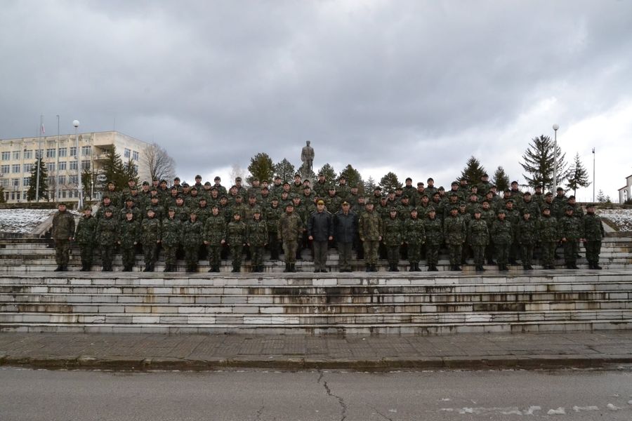 Удостоверения за завършено начално военно обучение за резервистите от НВУ