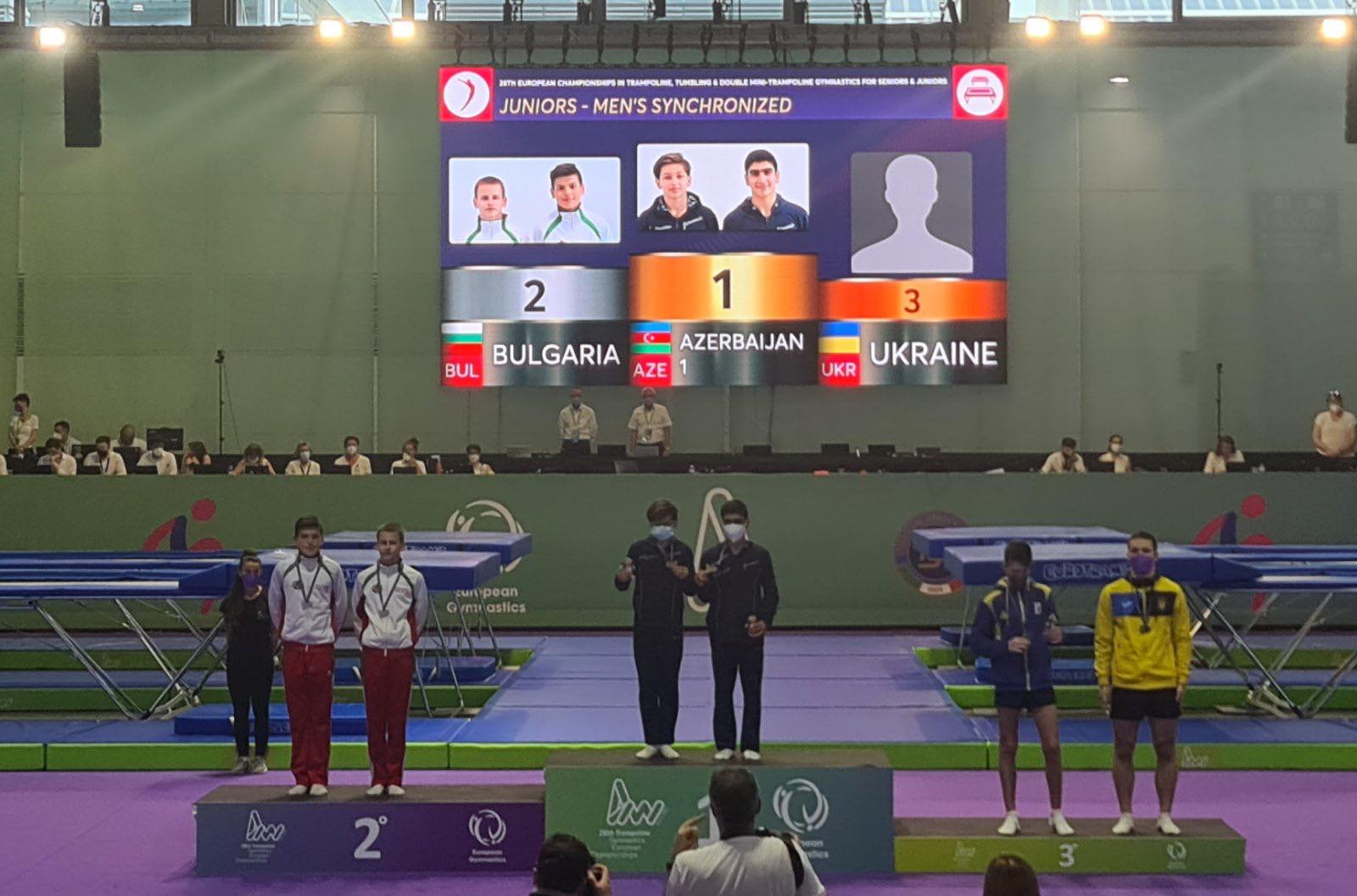 Сребърен и бронзов медал за България от Европейското първенство по скокове на батут в Римини