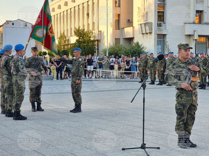 Военна клетва на бойния празник на гарнизон Пловдив