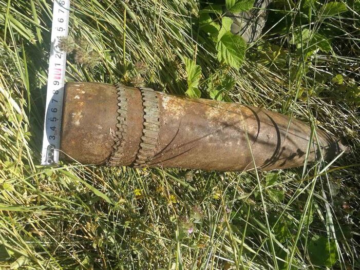 Военнослужещи от Сухопътните войски унищожиха невзривен боеприпас, открит в землището на град Банско