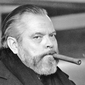 Producer, writer and director Orson Welles.