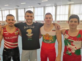 Йордан Александров спечели първото за новия сезон контролно на мъжкия национален отбор по спортна гимнастика
