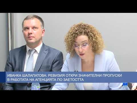 Иванка Шалапатова: Ревизия откри значителни пропуски в работата на Агенцията по заетостта