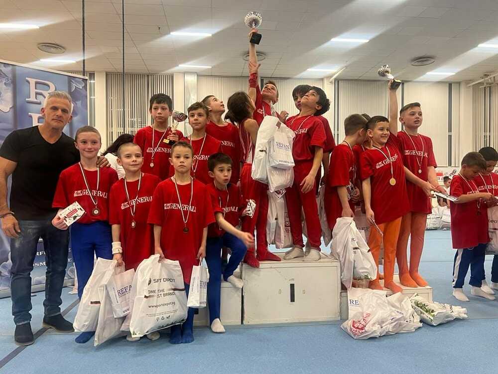 ЦСКА спечели отборната титла при момчетата на турнира по спортна гимнастика, носещ името на легендата Йордан Йовчев