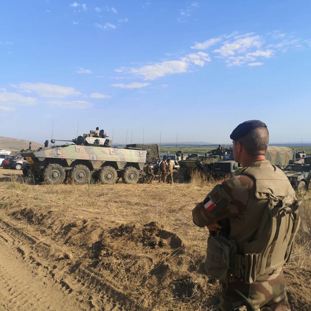 Военно учение за предислокация провежда бойната група на НАТО в Румъния - armymedia.bg Военно учение за предислокация провежда бойната група на НАТО в Румъния