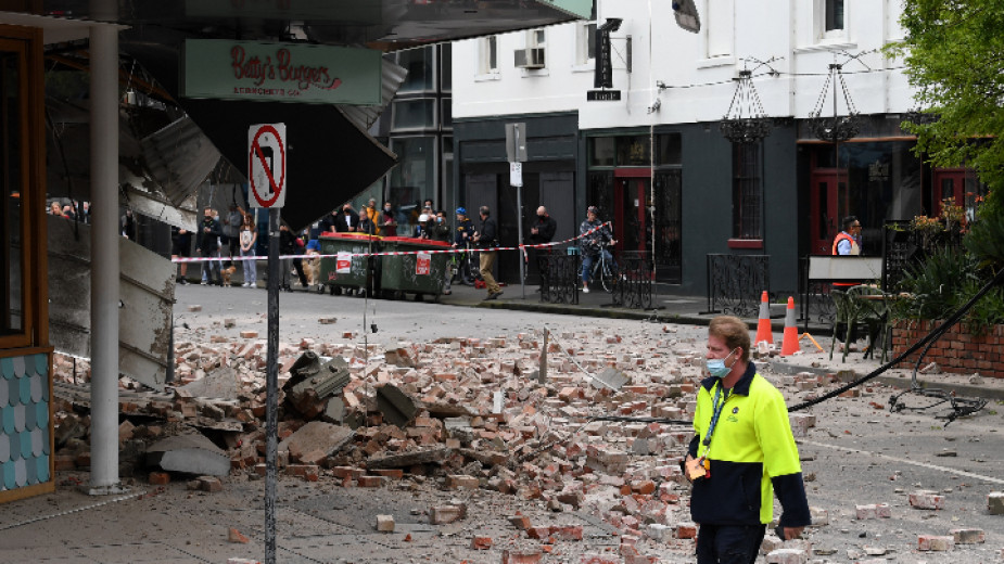 Земетресение с магнитуд 6 разлюля Югоизточна Австралия близо до Мелбърн, няма пострадали