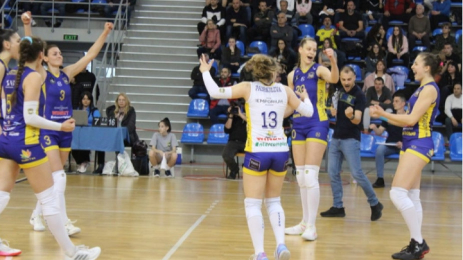 Марица победи ЦСКА и във втория плейофен мач и завоюва титлата във волейболната лига за жени за девети пореден път