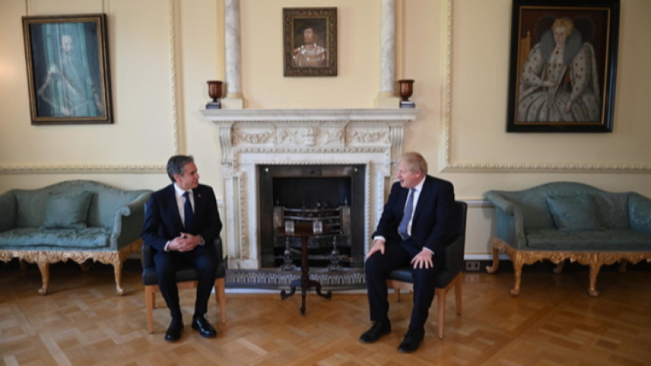 Джонсън и Блинкън обсъдиха съгласуването на външната политика на САЩ и Великобритания