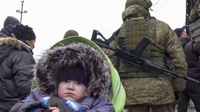 Войната е направила от 23% от украинците бежанци