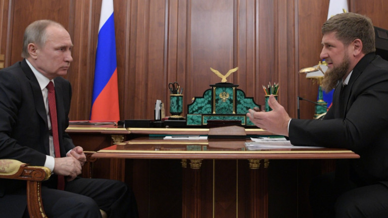 Путин награди Рамзан Кадиров с ордена „Александър Невски“