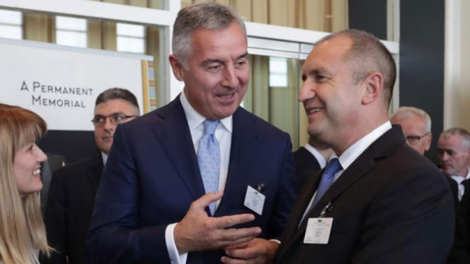 Радев: Категорично подкрепяме Черна гора по европейския ѝ път