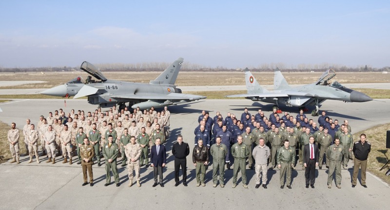 Българските и испанските ВВС стартираха съвместна охрана на въздушното пространство