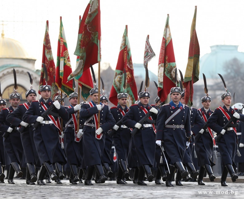 Водосвет на бойните знамена, флаговете и знамената-светини на Българската армия ще бъде отслужен на Богоявление