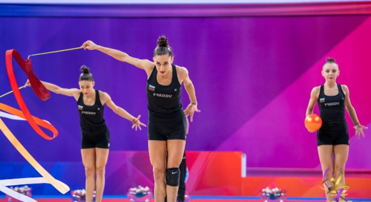 Българският национален отбор проведе много добра подиум тренировка преди Световната купа по художествена гимнастика в София