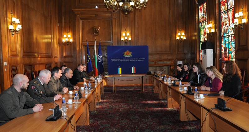 Заместник-министрите на отбраната Теодора Генчовска и Катерина Граматикова се срещнаха с парламентарна делегация от Украйна