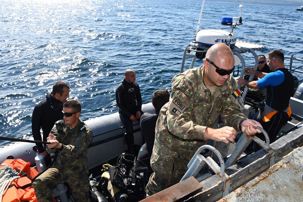 Продължава водолазното учение на ВМС на Република България с международно участие „ТРИТОН 2021”
