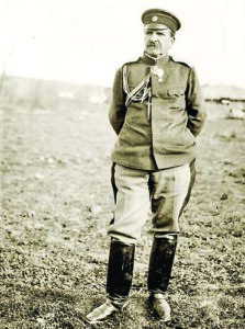Генерал Радко Димитриев на фронта край Чаталджа, 1912 г.