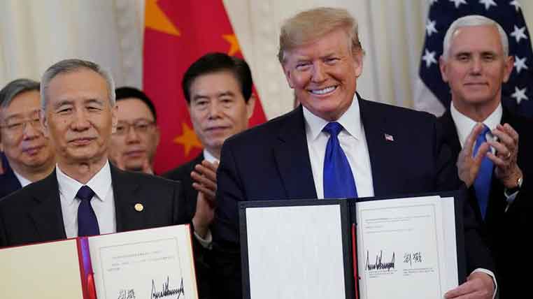Край на войната: САЩ и Китай подписаха търговско споразумение