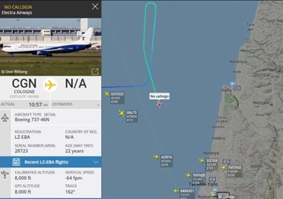БГ самолет се приземи аварийно в Тел Авив, 100 линейки и спасителни екипи го чакаха