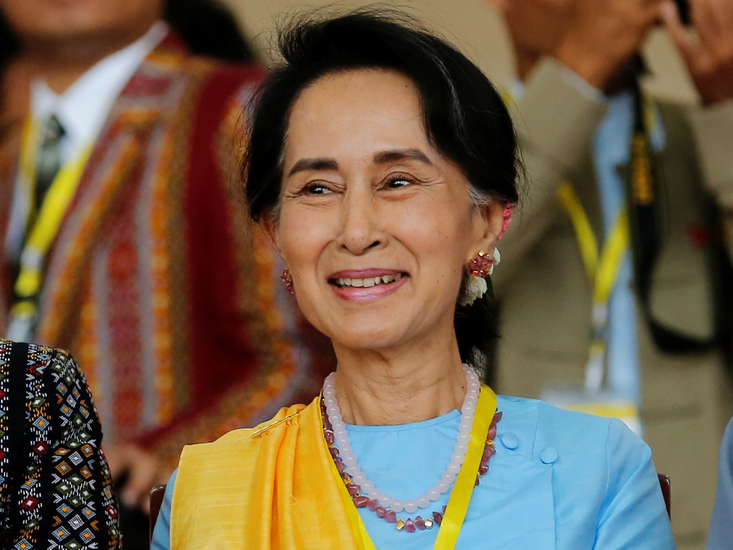 Нобеловата лауреатка Аун Сан Су Чжи дълго време бе демократична икона за западните лидери, но напоследък имиджът й бе накърнен заради преследванията срещу рохинджа