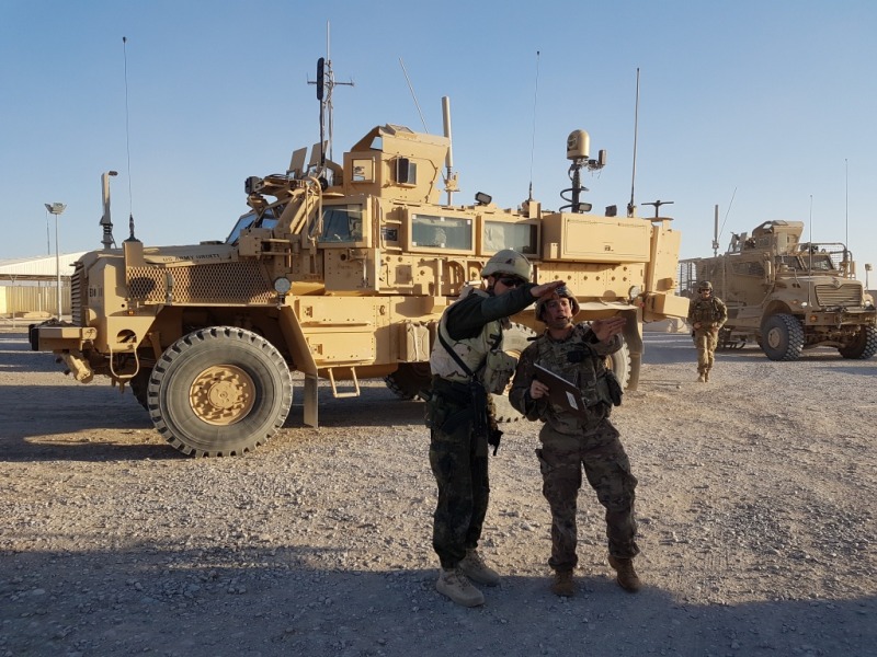 Ротата за охрана от 37-мия контингент в Афганистан проведе успешно занятие по сертификация
