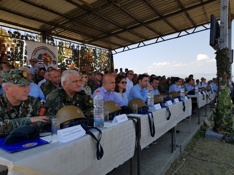 Началникът на отбраната генерал Андрей Боцев наблюдава заключителния етап на международното учение „Решаващ удар – 2019 г.“