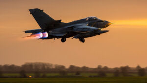 epa05052397 A handout photo provided by the British Royal Air Force (RAF) shows a Tornado GR4 taking off from RAF Marham, King's Lynn, Britain, 01 December 2015 in part of a training sortie. The British Parliament on 02 December 2015 voted 397-223 in favour of launching airstrikes against Islamic State forces in Syria.  EPA/Cpl Andy Holmes / HANDOUT  HANDOUT EDITORIAL USE ONLY/NO SALES