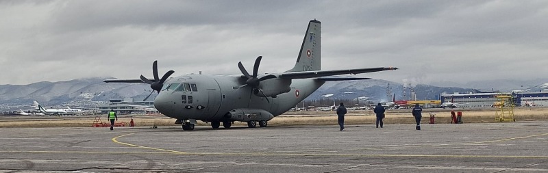 Екипаж от ВВС със самолет „Спартан“ успешно транспортира медицински екип при създадена донорска ситуация