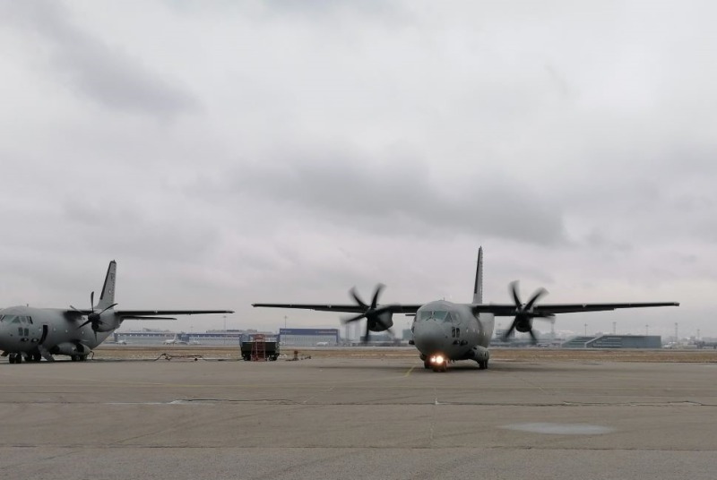 Екипаж от ВВС със самолет „Spartan“ успешно транспортира медицински екип при създадена донорска ситуация