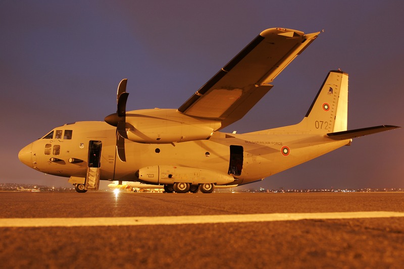 Екипаж от ВВС със самолет „Spartan“ успешно транспортира медицински екип при създадена донорска ситуация