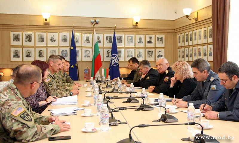 Началникът на отбраната генерал Андрей Боцев: България и САЩ имат отлични взаимоотношения както на двустранна основа, така и в НАТО