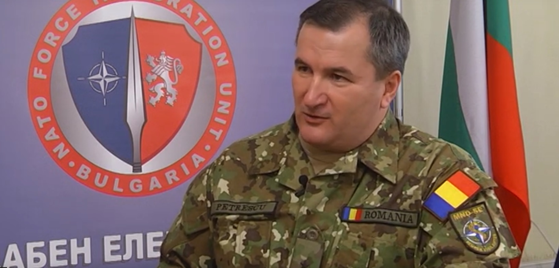 Генерал-майор Даниел Петреску, командир на многонационалната дивизия „Югоизток”