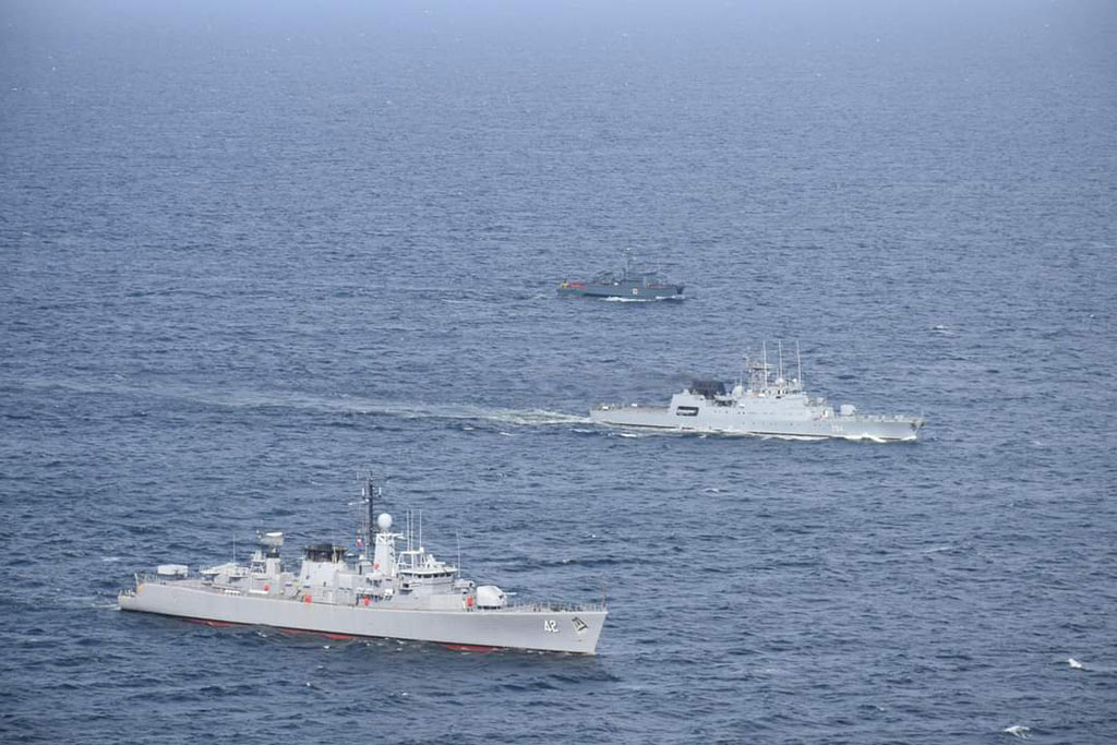 Кораби от Военноморските сили се завърнаха от участие в международно учение