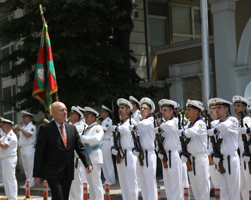 Министърът на отбраната Тодор Тагарев: Реализирането на проекта за многофункционален патрулен кораб ще придаде нов, по-модерен облик на българските Военноморски сили