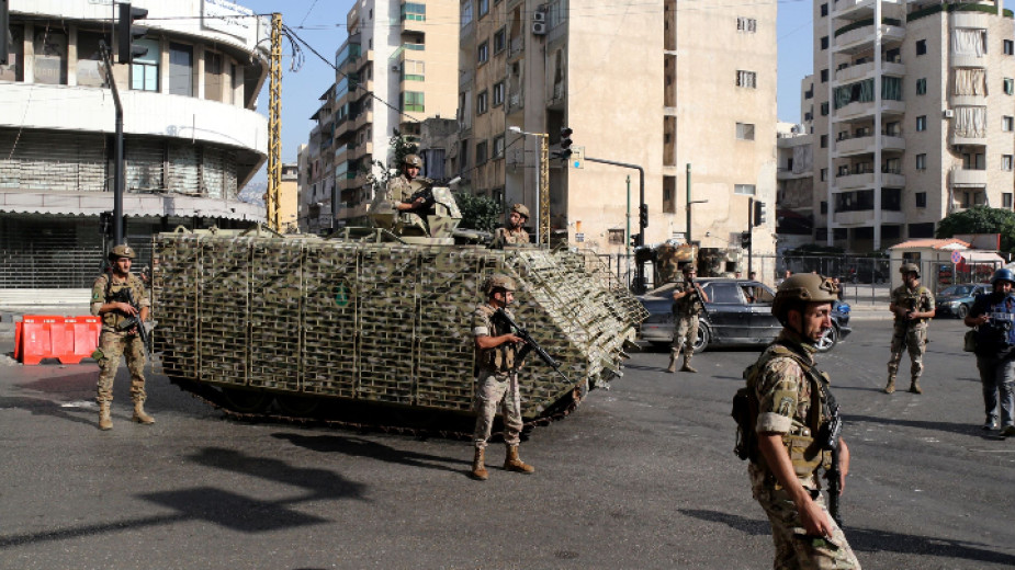Ливанското правителство разположи редовна войска по улиците на Бейрут