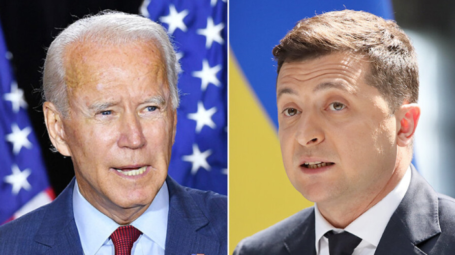 Джо Байдън увери в телефонен разговор украинския си колега, че САЩ и съюзниците им ще отвърнат решително на руска инвазия в Украйна