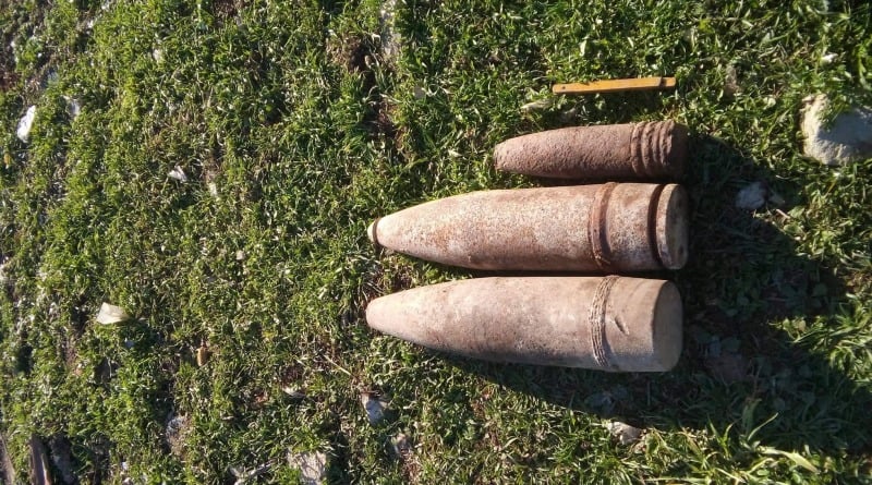 Военнослужещи от Българската армия унищожиха невзривени боеприпаси, открити в землището на село Чепинци