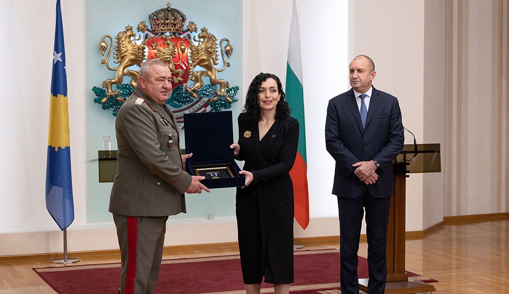 Почетен медал на президента на Косово за българските военнослужещи, участвали в мисията КФОР