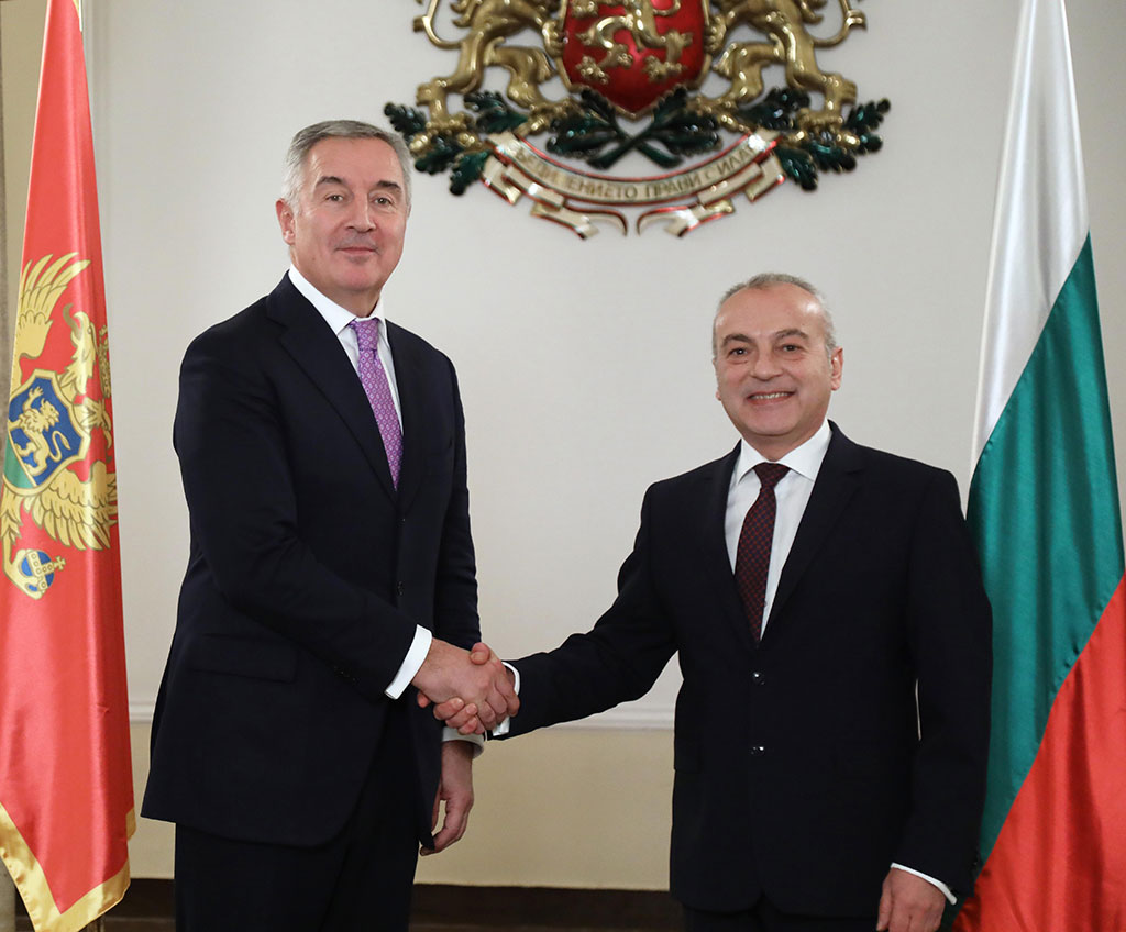 Премиерът Гълъб Донев се срещна с президента на Черна гора Мило Джуканович