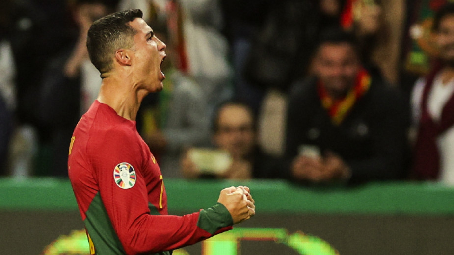 Роналдо с нов рекорд, Португалия разгроми Лихтенщайн