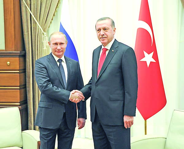 Ердоган спешно пристигна в Москва