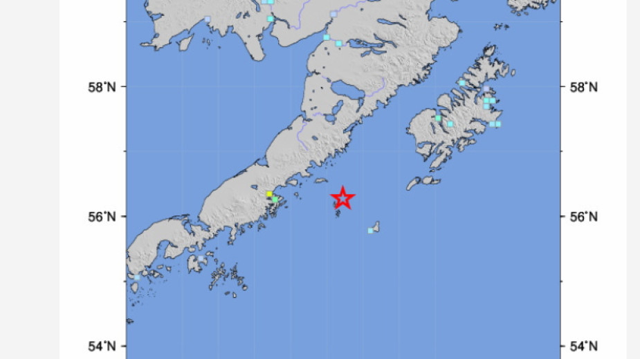 Силно земетресение в Аляска