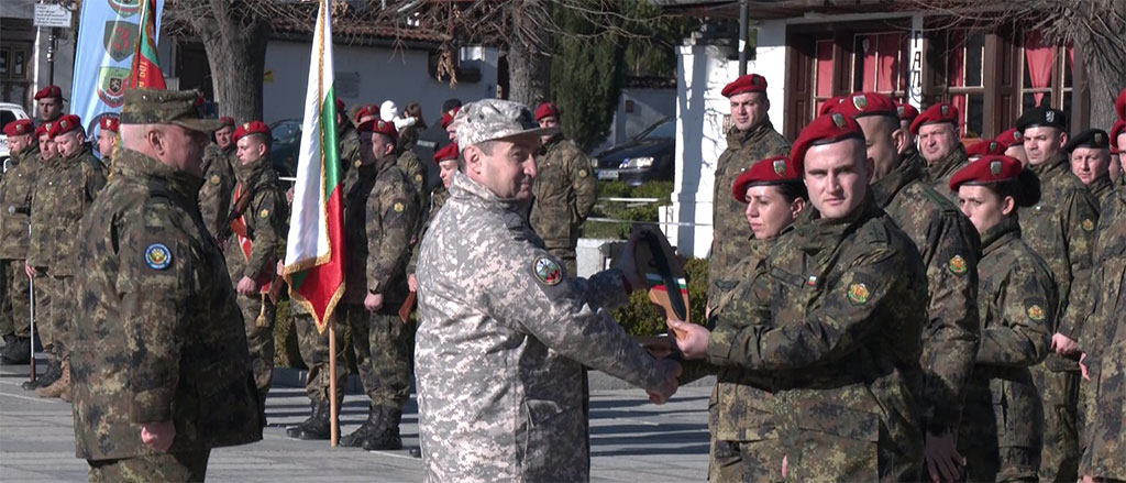 Карлово посрещна българския военен контингент, участвал в операцията на ЕС в Босна и Херцеговина „Алтеа“