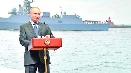Русия пуска подводница с ядрени дронове